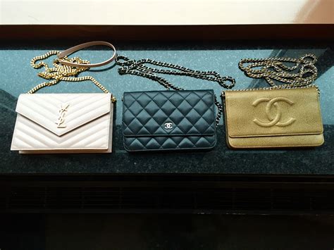 ysl wallet on chain vs chanel boy